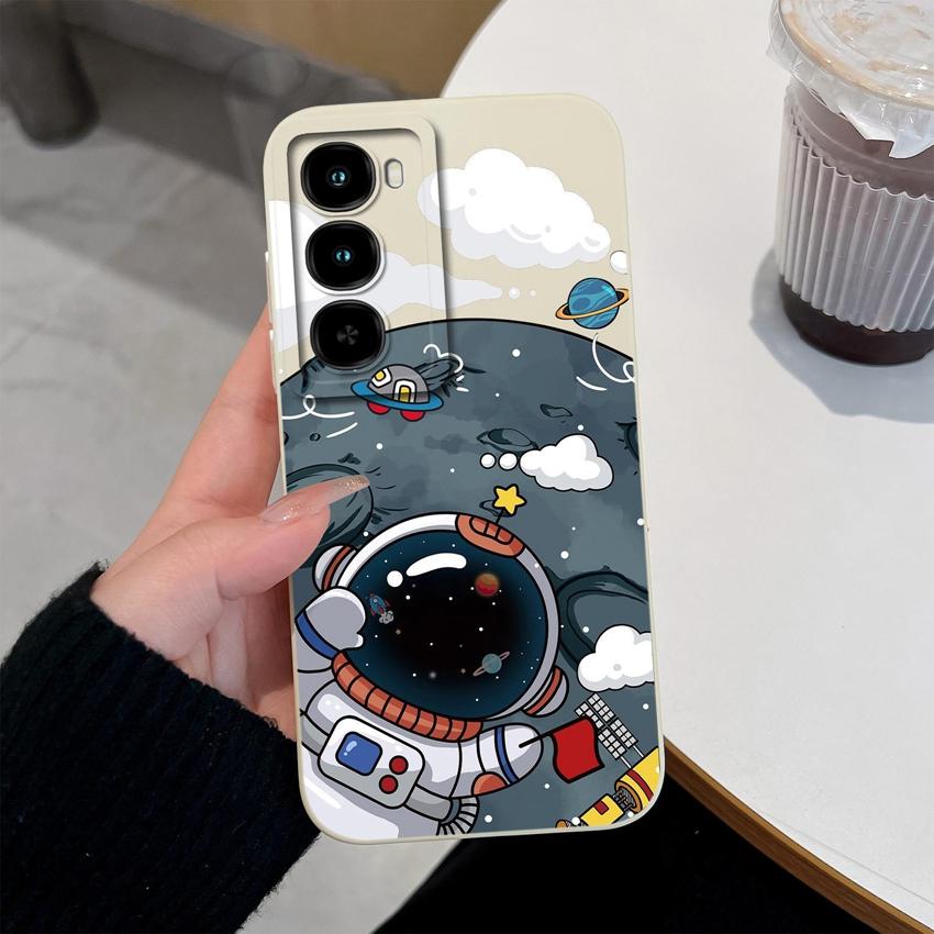 Cover Per itel City 100 C671L 6.75 pollici Custodie per Telefono Moda Fantasia Orsetto Orsetto Morbido Silicone Liquido Antipolvere Custodia Protettiva
