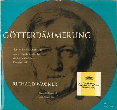 LP Record FERDINAND LEITNER, WURTEMBERGISCHES - Wagner Gotterdammerung - Ausschnitt LPEM19042 DEUTSCHE GRAMMO 1959 Germany Classical Used