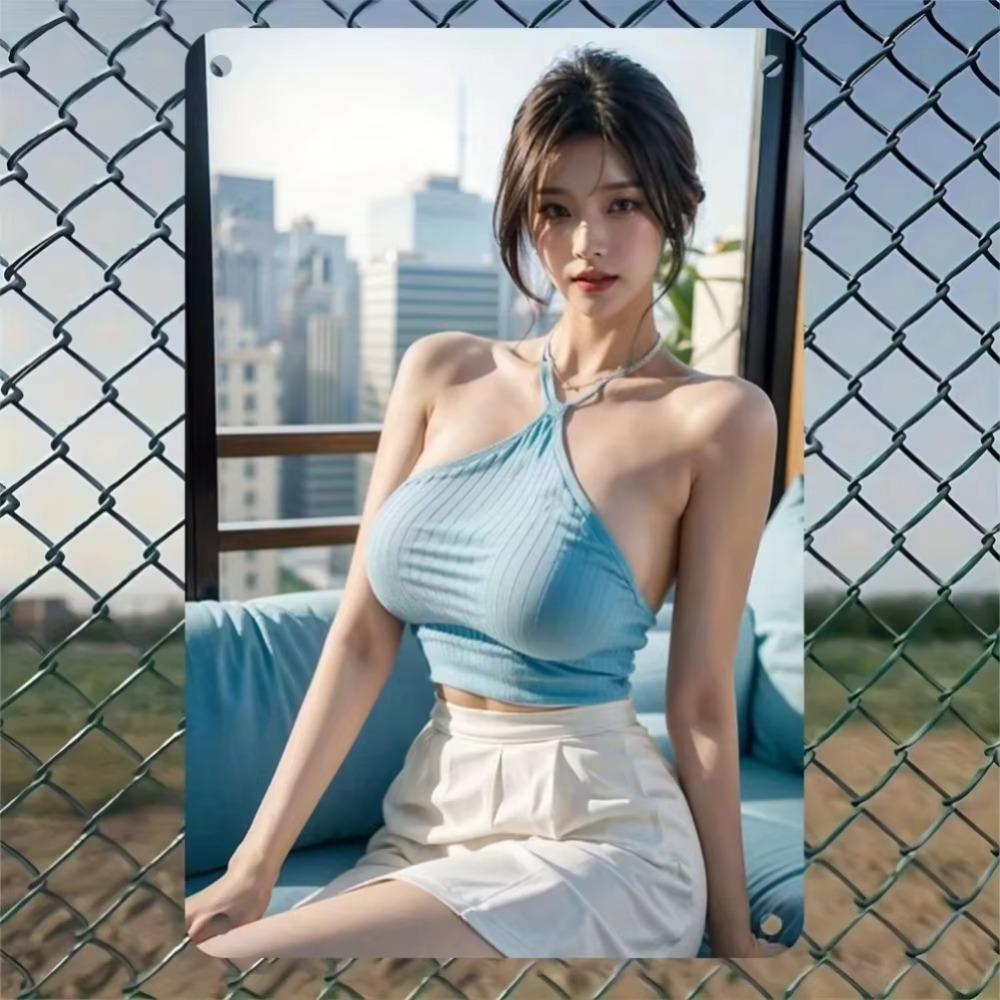 Vintage Metal Tin Sign Retro Wall Decor 8x12 Inches