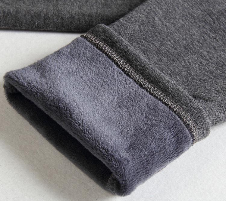 Women's Plus Size Fleece-Lined Hip-Wrap Culottes Leggings - Warm, Slimming, Small Leg Fit for Autumn/Winter