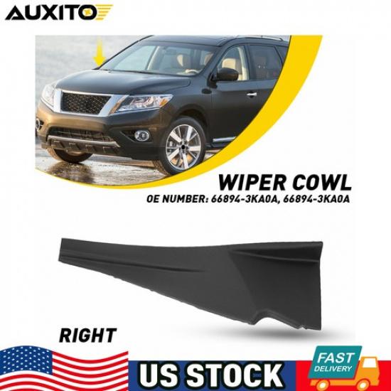 For Nissan Pathfinder 2013- Front Right Windshield Wiper Cowl Extension Trim