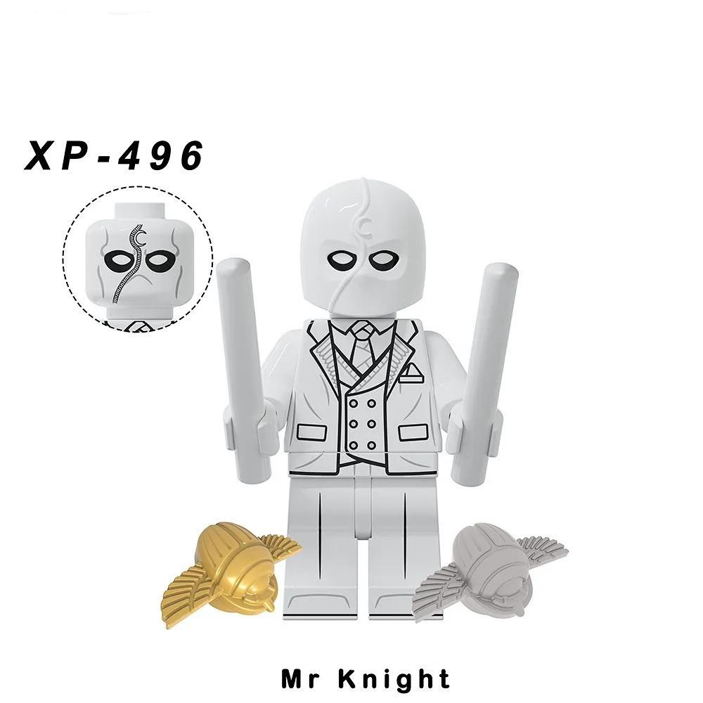 Moonlight Knight Assembled Figure Building Blocks Small Toys