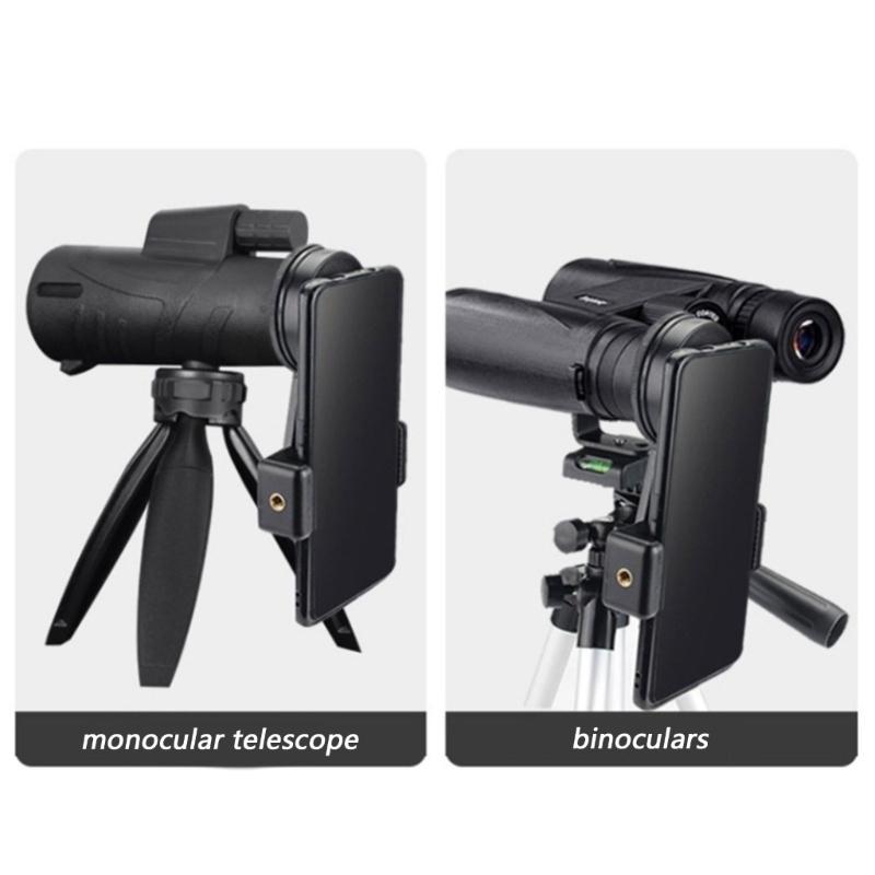Telescope Phone Mounting Bracket Fast Release Mechanism Broad Device Compatibility Secure Grip Design Travel Friendly