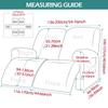 Velvet Lazy Boy Recliner Sofa Cover Stretch Recliner High Quality Sofa Slipcover For Living Room Recliner Sofa