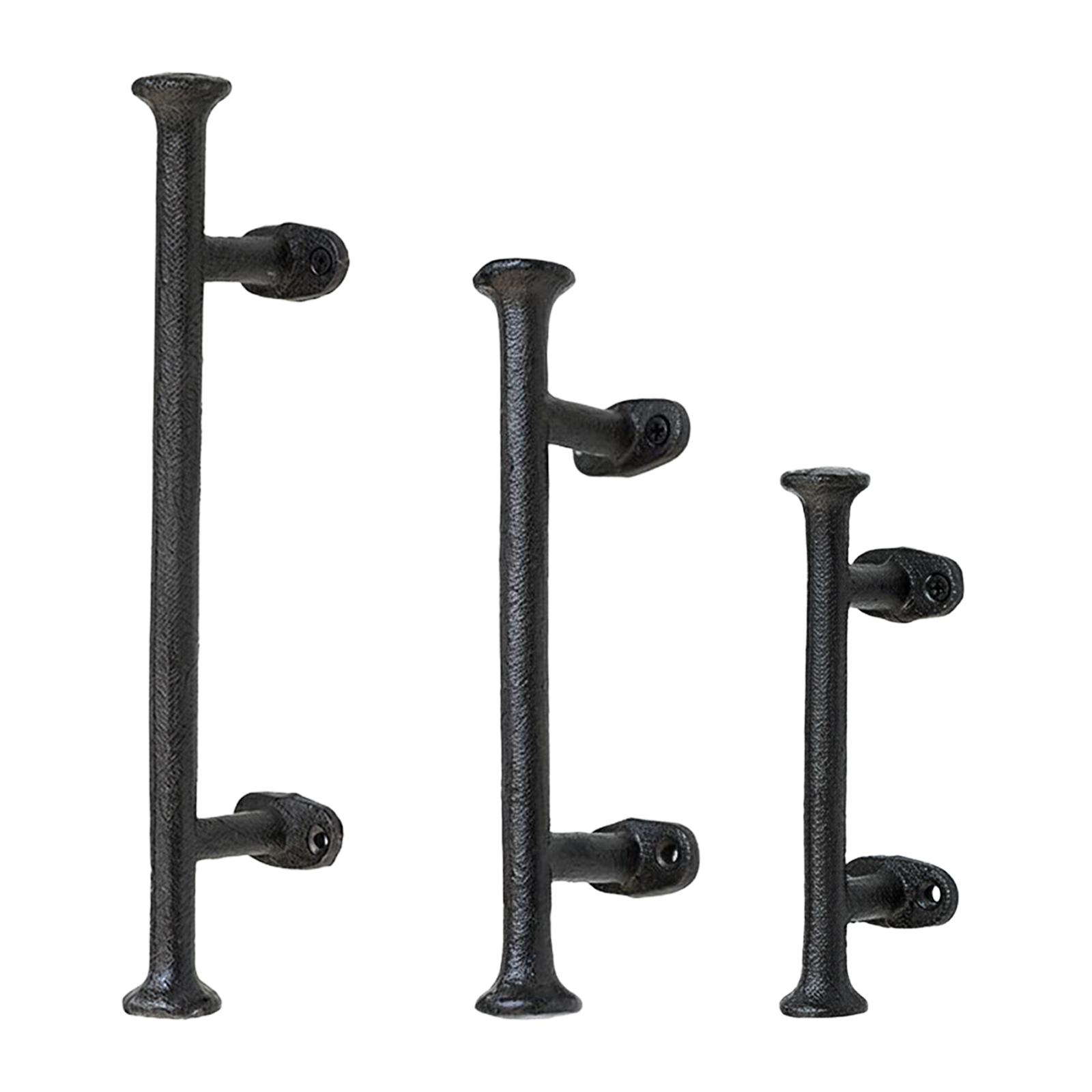 

Чугунная ручка для амбарной двери в ретро-стиле, прочная ручка для ворот, декоративный аксессуар для улицы, помещения, сада, сарая Small