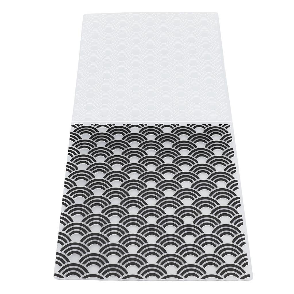 10 Stück Clear Stamps Exquisite Dekorative Wiederverwendbare Bogenmuster Transparente Stempel für Kartenherstellung Cra