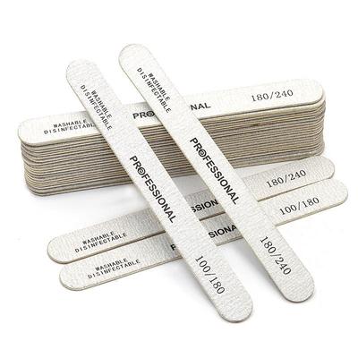 Professional Zebra Wooden Nail File for Salon Shaping and Buffing