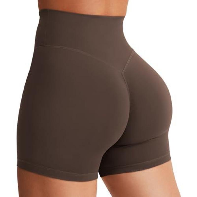 Hohe Taille Po-Hebende Schnelltrocknende Yoga-Shorts