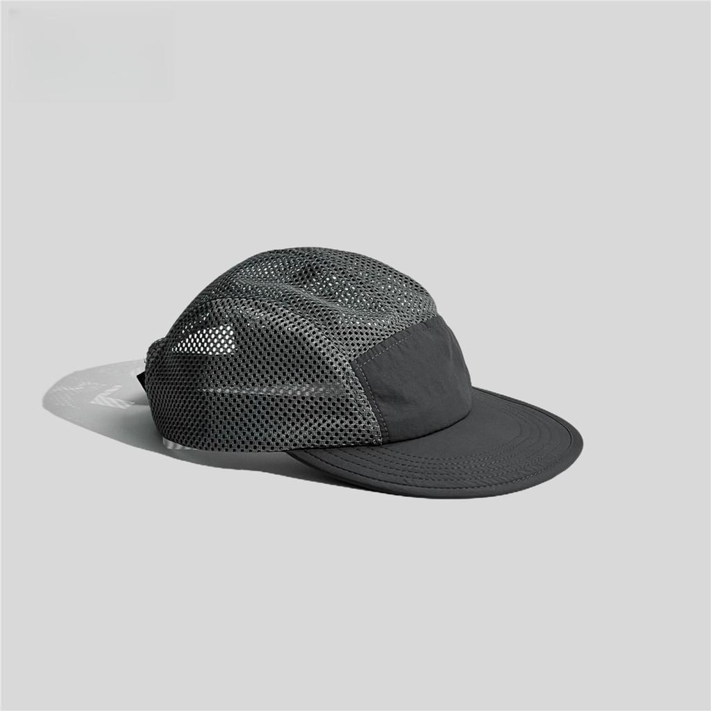 Summer Breathable Mesh Baseball Cap Duckbill Cap Workwear Five Piece Cap Outdoor Camping Net Cap Big Head Circumference Hat