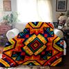 Bohemian Style Throw Blanket  Southwestern Geometric Tapestry Vintage Woven Throw Blankets Upgraded Material  Super Soft