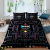 The Pac-Man Children's Educational Play Print Bedding Set—which Includes a Duvet Cover and Two Pillowcases—is the Perfect Holida