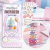 3D Relief Folding Music Sticker Cute Cartoon Corner Decor Sticker Students Solid Sticker By Hand Diy For Notebook Computer Decor
