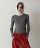 GREENBUTTER Soft Knit Turtleneck (Charcoal)