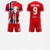 2026 Erling Haaland Nr 9 Koszulka Piłkarska Zestaw Meczowy i Treningowy Prezenty dla Fanów Letnie Sporty Męskie Koszulki i Zestaw Koszulek Męskich