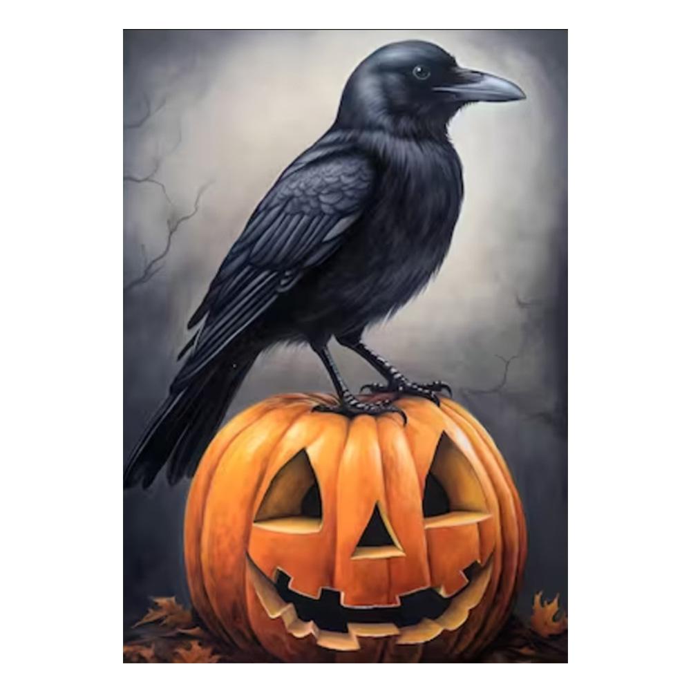 Dark Academy Art Wall Poster Victoria Crow Witch Ghost Black Cat Halloween Background Decoration Gothic Image Printing Holiday Gifts Canvas Painting