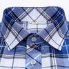 Men Fashion Plaid Short Sleeve Shirt Summer