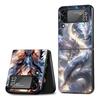 Cartoon Dragon Case for Samsung Galaxy Z Flip4 Flip3 5G PC Hard Cell Phone Shell Z Flip 4 3 Black Coque Zflip4 Zflip3 Cover