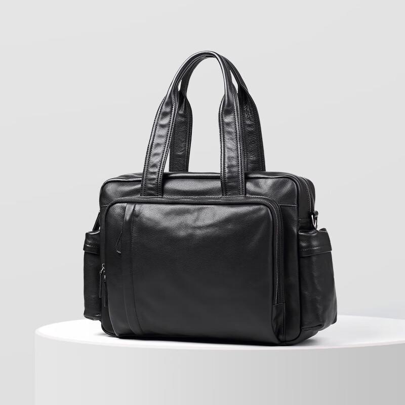 SCHWARZETIENNE Мужская повседневная деловая дорожная сумка-тоут 39cm*12cm*29cm