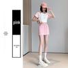 Douyin-Style Grey A-Line High-Waist Sporty Mini Skirt for Women - Summer 2025