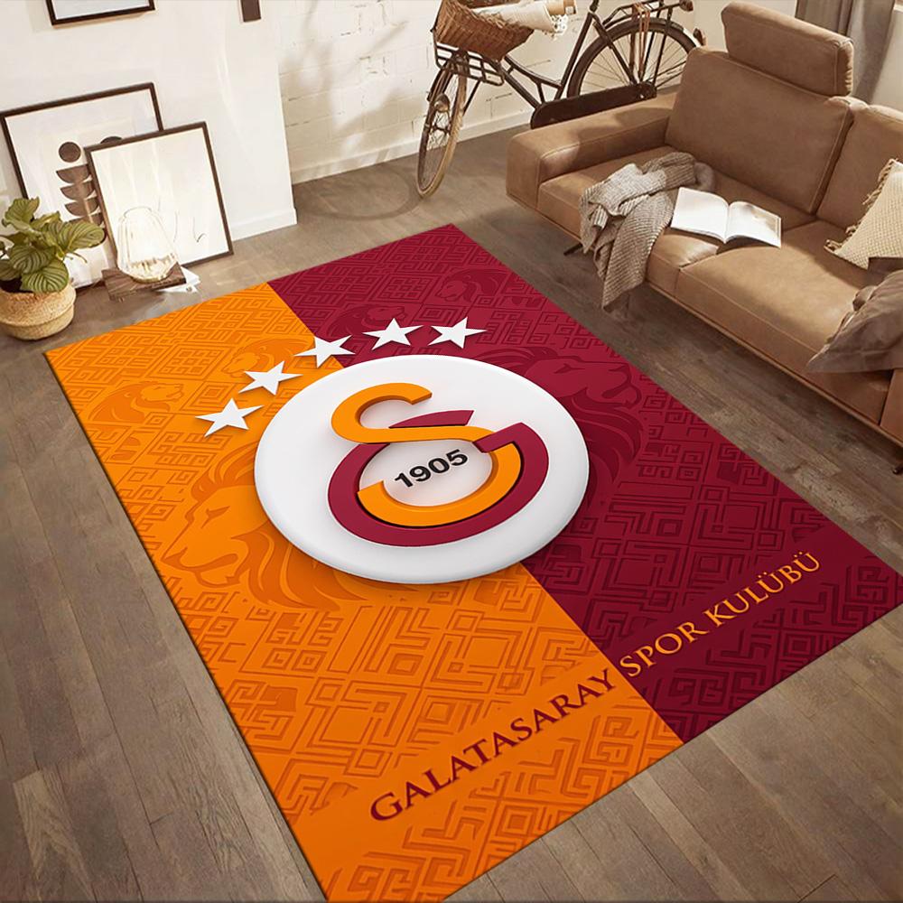 Galatasaray 95 Floor Mat Design for Foyer Game Room Balcony Hallway Anti-slip Rug Office home decor Perfect Gift for Women/Men