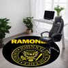 1 Stück Ramones Siegel Büro Runder Teppich, Unter Bürostühlen Schlafzimmer Wohnzimmer Heimdekoration, In Verschiedenen Größen Erhältlich