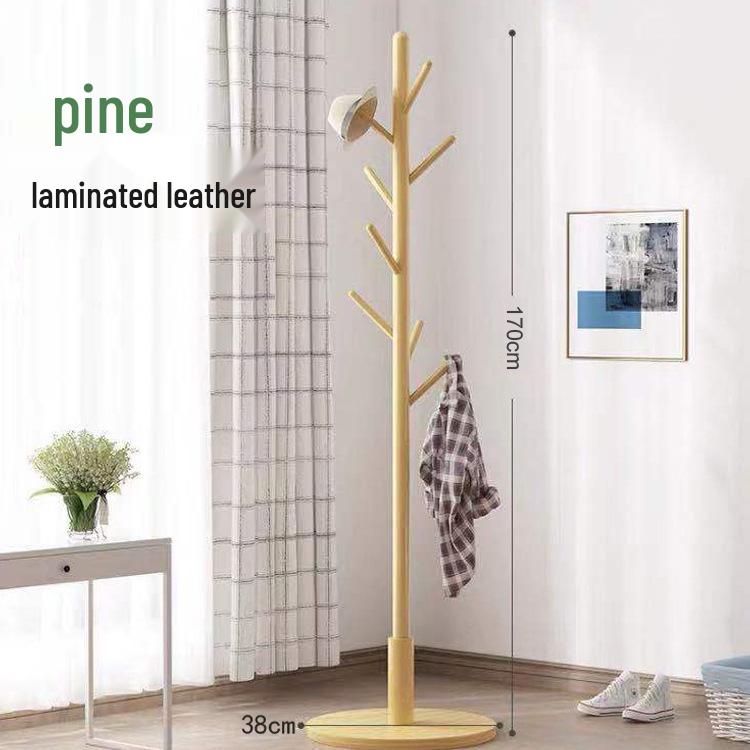 Solid Wood Clothes Rack for Living Room & Bedroom