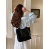 Soft Leather Big Bag Women's Simple and Versatile Shoulder Bag, Fashionable and Simple High-end Women