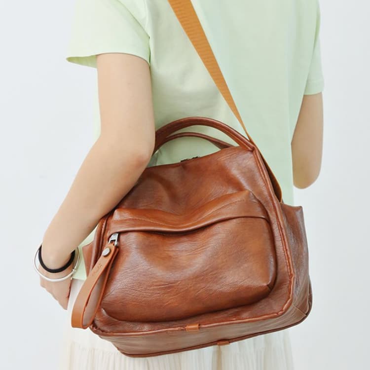 Retro Casual Portable Crossbody Small Backpack