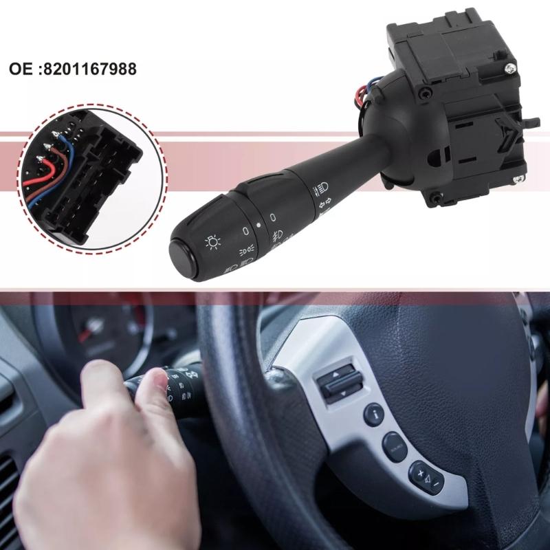 Blinker-Schalter für Auto 8201167988 251682 681726046R 255405056R 255400337R 2554056 255401301R Einfache Installation