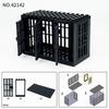 Beast Cage 42142 Tiger Children Assemble Small Particle Building Block Toy Animal Accessories Model Meigao