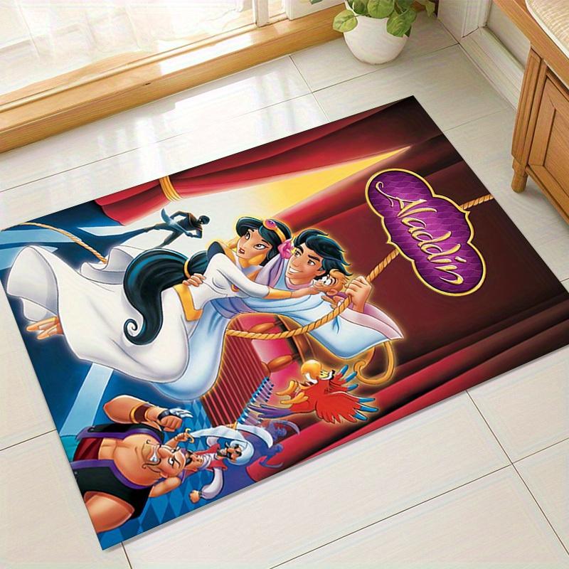 1pc. Disney Aladdin Princess Jasmine & Prince Carpet Rug Home Office Outdoor Giftz041400 60cm by 90cm