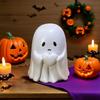 Halloween Ghost Figurine Mini Ghost Statue Spooky Halloween Ghost Figurines Resin Ornaments for Indoor Home Office Decor