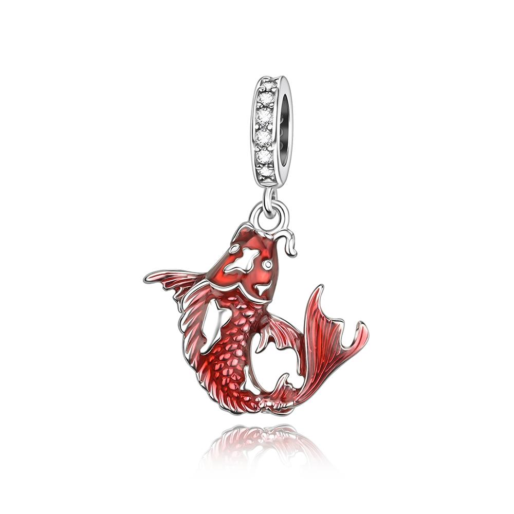 Genuine Copper Chinese Latest Year Doll Decorative Charms Bead Elements Cat Dragon Pendant Piece Suitable For Authentic Bracelet Style Charm