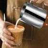 Stainless Steel Milk Frothing Pitcher Drip-free Spout 350ml/600ml for Home DIY Cappuccino Espresso Coffee Drinks