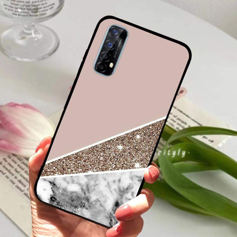 Pro Realme 7 4G 5G RMX2155 Pouzdro Kryt telefonu Silikonové Měkké TPU Zadní kryty pro Realme 7 Pro Pouzdro Realme7 RMX2151 Nárazník Fundas