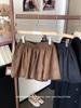 2026 Autumn/Winter Korean-Style Elegant Elastic Waist Floral Tulip Skirt for Women