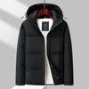 2025 Men's Winter Hooded Down Jacket - Short, Thick, Warm, Casual Coat for All Ages