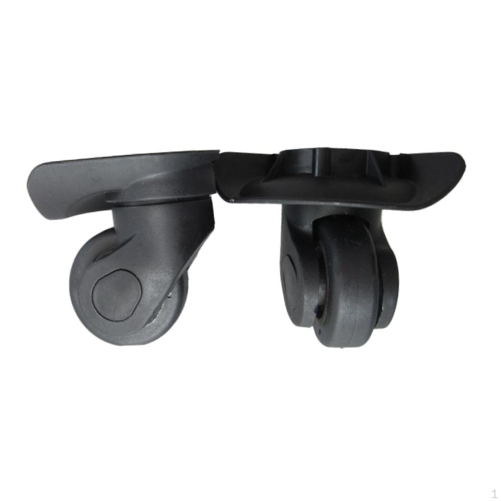 2 Pieces Suitcase Wheels Luggage Replacement Accessories Sturdy Swivel Caster