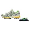 GEL Kayano 12.1 Abrasion Resistant Low Top Running Shoes Unisex Silver Green 1203A827-100GWP