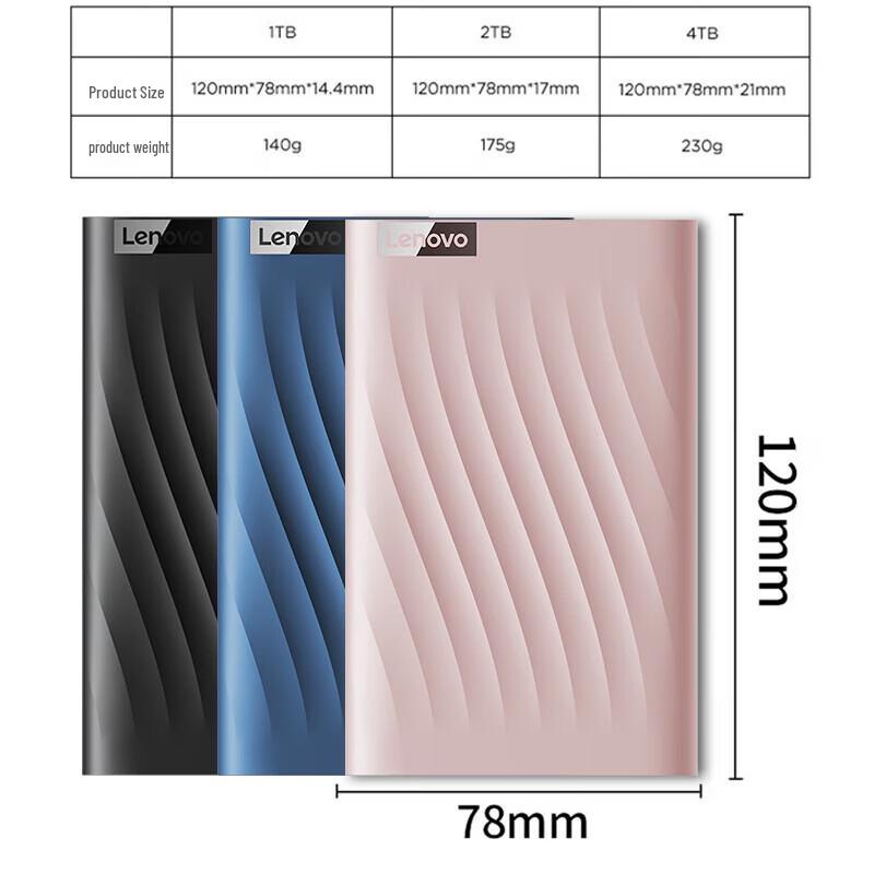 Lenovo F309 Lite Portable External Hard Drive