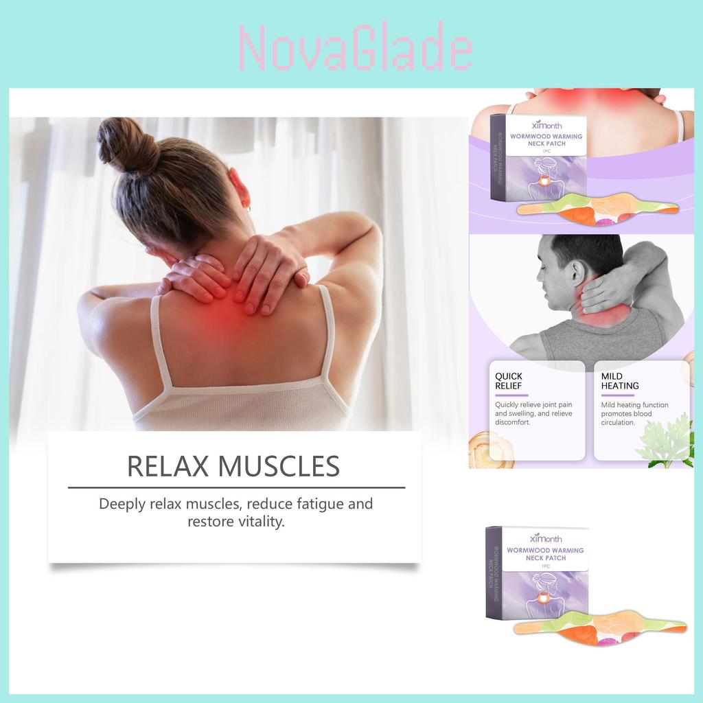 Ximonth Warm Neck Patch Herbal Therapy For Comfort And Relaxation Of Neck Tension