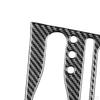 Automotive Radio Console Panel Cover Trim, Carbon Fiber Accessory, Fit 37