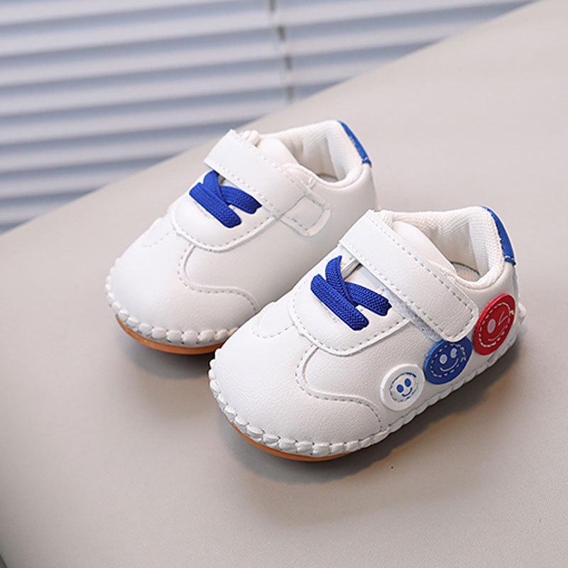 Baby Kleinkind Weiche Sohle Schuhe Für Jungen Und Mädchen Mit Klettverschluss Für Frühes Laufen
