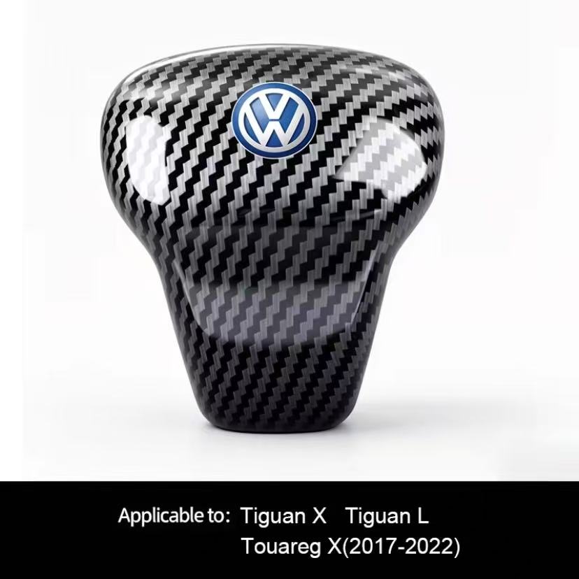 Volkswagen Gear Stick Cover Car Shift Lever Carbon Fibre Shell For VW Golf Polo GTI Tiguan R-Line Passat Variant Jetta Tirevalve