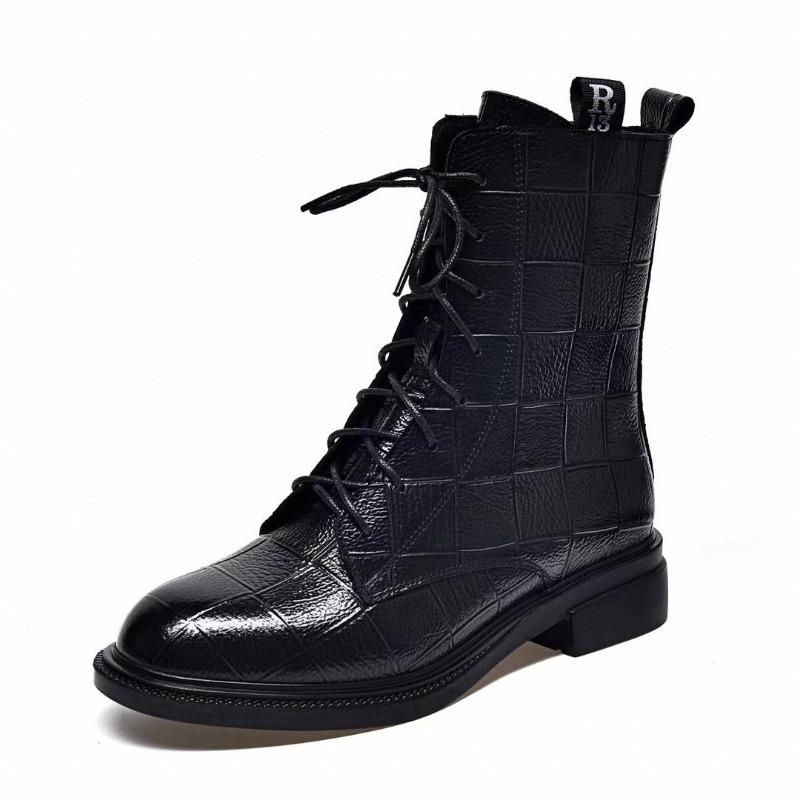 Leather Boots Flat Boots Martin Boots Biker Boots
