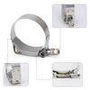 2.0" 2.25" 2.5" 2.75" 3.0" 3.25" 3.5" 3.75" 4.0" T-Bolt Exhaust Clamp Intake Turbo Exhaust Intercooler Silicone Coupler 1 Piece