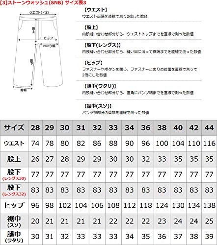 Dickies 9393 Denim Jeans, Regular Fit, Stonewash, 32cm Waist, 30cm Length