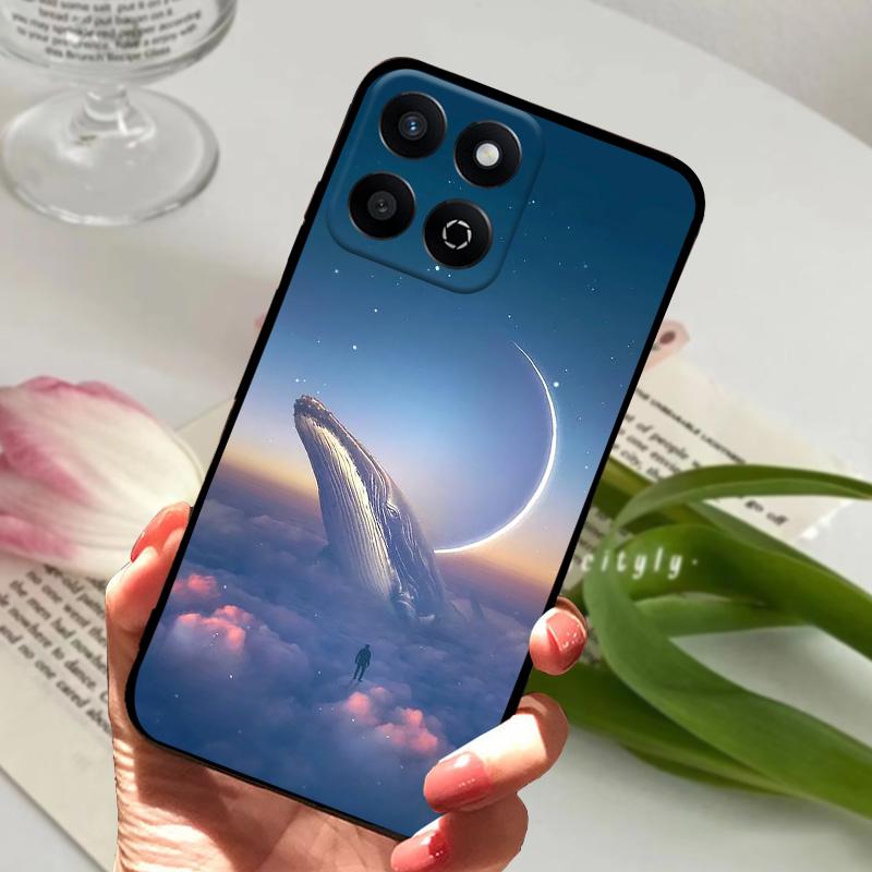 For Honor X7c 4G Case X 7c Geometric Design Soft Silicone TPU Phone Back Cover For Huawei Honor X7c Shockproof Bumper Phone Bags