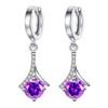 New Japanese and Korean Style Attachment Inlaid Diamond Earrings Cool Wind Advanced Sense Earrings