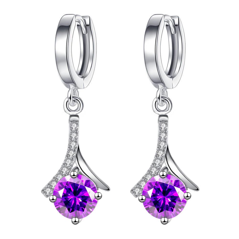 New Japanese and Korean Style Attachment Inlaid Diamond Earrings Cool Wind Advanced Sense Earrings
